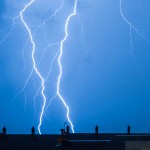 Lightning over Corsham