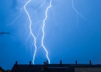 Lightning over Corsham